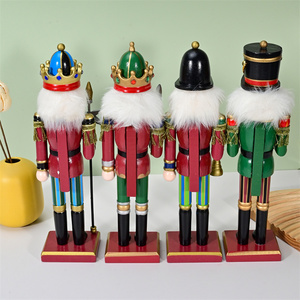 <span class=keywords><strong>Casse</strong></span>-<span class=keywords><strong>noisette</strong></span> de Noël au design <span class=keywords><strong>classique</strong></span>, 30 cm, en bois, cadeau créatif, artisanat, <span class=keywords><strong>casse</strong></span>-<span class=keywords><strong>noisette</strong></span> soldat, poupée, décorations de Noël - Product Image 2
