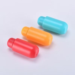 Personalizzato eco-friendly 100ml HDPE verde spremitura bottiglia di plastica smerigliata per la cura personale per il corpo di lozione con tappo a disco per pillole - Product Image 2