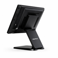 Nuevo Sistema POS con Pantalla Táctil Metálica de 15.6 Pulgadas y Base Plegable para Restaurante
