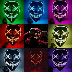 หน้ากากปาร์ตี้ LED ฮาโลวีนสยองขวัญ PVC ราคาส่งถูก ขายดี - Product Image 3
