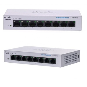 CBS110-8T-D-CN บรรจุภัณฑ์เดิม ติดตั้งง่าย Cisco สวิตช์อีเธอร์เน็ตกิกะบิตแบบไม่ต้องจัดการ 8 พอร์ต รุ่น CBS110-8T-D-CN - Product Image 2