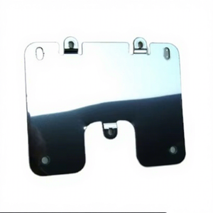 Cadre de plaque d'immatriculation en acier inoxydable MJ pour vélos et scooters, technologie de découpe au laser, longueur d'onde 650 nm, qualité supérieure, origine TW VBB - Product Image 1