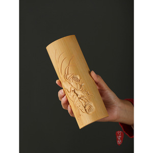 Hand-carved Bamboo Tea Spoon Handle Tea Ceremony Accessories Utensils - Product Image 2