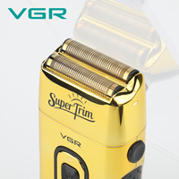 Machine à raser électrique professionnelle rechargeable Vgr V-332 Mini Metal Twin Blade pour hommes