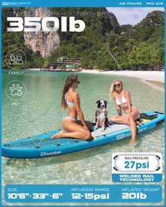 Planche de <span class=keywords><strong>paddle</strong></span> <span class=keywords><strong>gonflable</strong></span> tout usage en PVC Drop Stitch 10'6"*33"*6" pour sports nautiques - Vente flash - Product Image 4