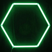 HanYin Lumière Hexagonale Rgb Moderne de Haute Qualité Led pour Station de Lavage de Voiture Lampe de Garage Plafond Design Lumière Led Hexagonale