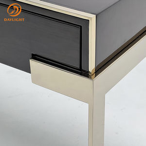 Meuble-lavabo de luxe italien, design moderne et simple <span class=keywords><strong>avec</strong></span> miroir <span class=keywords><strong>intégré</strong></span>, <span class=keywords><strong>bureau</strong></span> <span class=keywords><strong>intégré</strong></span> pour le maquillage et les études - Product Image 5