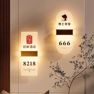 <span class=keywords><strong>2025</strong></span> Nhà Sản Xuất Của Sáng Tạo Cứng Frosted Acrylic LED Chiếu Sáng Hộp Dấu Hiệu Khách Sạn Điện Tử Dấu Hiệu Cửa Cho Phòng Cờ Tướng Ip65 - Product Image 1