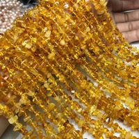 Natürlicher Bernstein Schotter Gold Bernstein Blut Bernstein Farbe Bernstein halbfertige Perlen halbfertig
