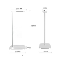 Support de casque en aluminium antidérapant Portable Z9 support de support d'écouteur de casque de jeu en métal robuste