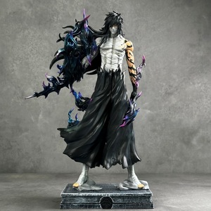 CHENG Death No Moon First Guard Black Saki Estatua de Guardia Principal de Anime de Segunda Dimensión, Modelo Hecho a Mano, Adornos al por Mayor - Product Image 1