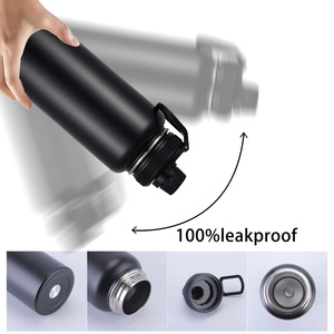 Özel Logo ile özelleştirilebilir 32oz büyük çift duvar paslanmaz çelik bardak yeniden kullanılabilir su şişesi - Product Image 3