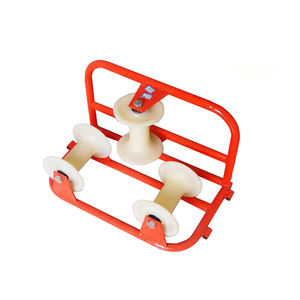 Тройной угловой оптоволоконный кабель шкив кабельный направляющий ролик - Product Image 2