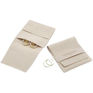 Emballage de bijoux en gros : Sacs d'affichage double face en velours, pochettes pliables en microfibre, boîtes à bijoux pour cartes - Product Image 5