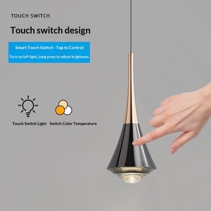 Lampada da Comodino per Camera da Letto, Piccolo Lampadario Creativo Molto Semplice per Studio, Sala da Pranzo, Soggiorno, Bar, con Sollevamento Libero - Product Image 2