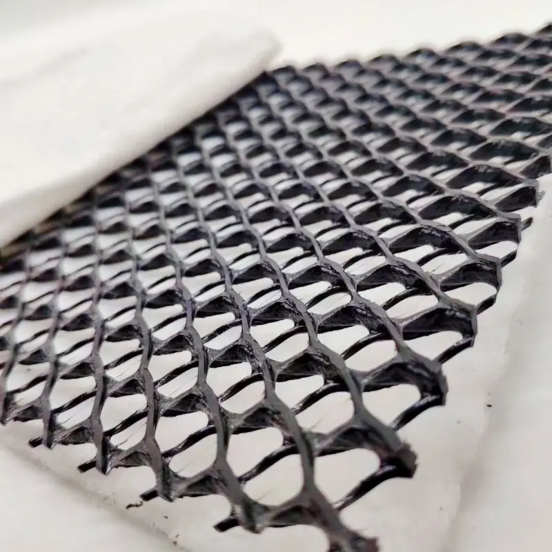 Geonet de drenagem geotêxtil geotêxtil composto 3D não tecido para construção de aterro com geomembrana