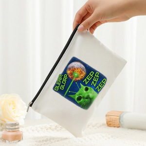 Trousse de maquillage amusante avec motif chat extraterrestre, décorations pour fête prénuptiale, cadeaux de mariage et de fiançailles, enterrement de vie de jeune fille - Product Image 1