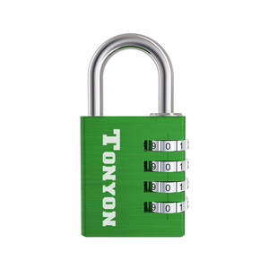 TONYON High quality keyless padlock aluminum combination locks password durable water-proof and anti rust drawers padlocks