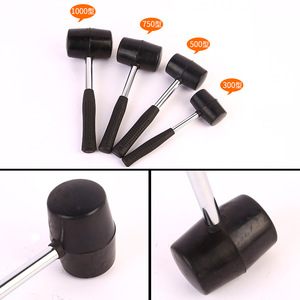 Marteau en caoutchouc Mo Xuan avec manche en acier et tête ronde, outil d'installation de carreaux de sol, types 750, 1000, 1500, 2000 - Product Image 4