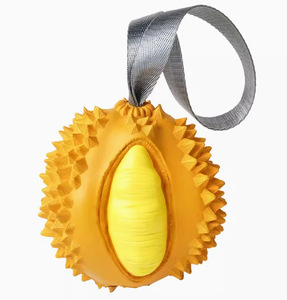 Juguete para masticar perro de goma con forma de piña JZ para masticadores agresivos, juguete indestructible para limpieza de dientes de mascotas - Product Image 3
