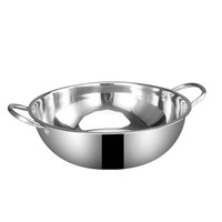 Ustensiles de cuisine modernes 201 acier inoxydable Double saveur marmite Hotpot Restaurant marmite cuisine ustensiles de cuisine pots à soupe