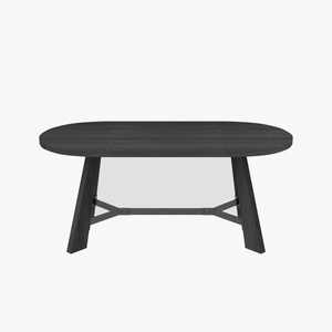 WESOME madera maciza ovalada nórdica Simple Registro Creativo ordenador Mesa diseñador personalizado Oficina mesa de conferencias - Product Image 5