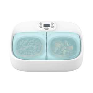 Estancia cronometrada en casa Lata de comida Alimentación 2 comidas Mascota Perro Gato Alimentador automático universal - Product Image 1