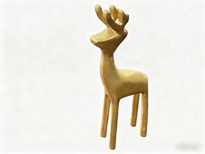 Statues de cerfs sculptées en <span class=keywords><strong>bois</strong></span> personnalisées, lecteur de pensées, figurine de renne en <span class=keywords><strong>bois</strong></span> moderne, décoration de vacances d'hiver - Product Image 3