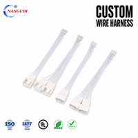Câble adaptateur PWM personnalisé multi-prises 24AWG GPU PH2.0 4 broches vers 1x/2x ventilateur CPU, 10 cm, cuivre étamé pour cartes graphiques d'ordinateur