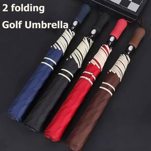 Paraguas Plegable de Lujo Ligero para Negocios, con Diseño de Golf y Logotipo, Popular para la Lluvia - Product Image 1