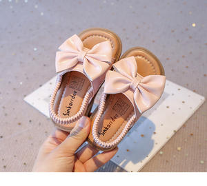 <span class=keywords><strong>Sandales</strong></span> pour fillettes 2026, <span class=keywords><strong>sandales</strong></span> de plage antidérapantes blanches et roses avec nœuds pour petites filles - Product Image 6