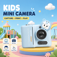 Appareil photo selfie pour enfants avec photos et vidéos HD, mini appareil photo numérique durable en forme de dessin animé, cadeau pour les tout-petits