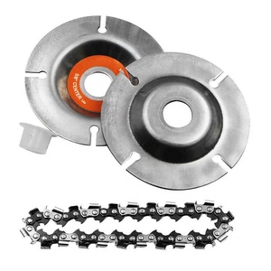 Madeira Carving Disc <span class=keywords><strong>Grinder</strong></span> Cadeia de Disco de Escultura em Madeira Disco para Uso Com 4 "ou 4-1/2" Angle Grinders Power Tool Accessoires Novo - Product Image 1