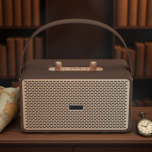 便携式木制BT扬声器3英寸低音驱动器TWS立体声音箱无线音频喇叭扬声器系统，带派对手柄 - Product Image 2