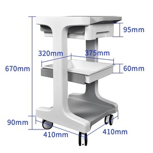 Beauty Equipment Cart ABS Nursing Medical Cart Beauty Hospital Cart - Product Image 6