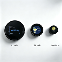 Module LCD à bouton rotatif - Écran LCD TFT IPS carré de 1,28 "/2,1" pour applications automobiles et de cheminées électriques