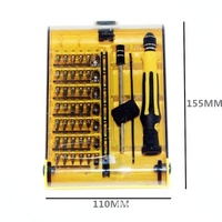 Kit d'outils magnétique isolé 45-en-1 pour réparation de téléphones portables et d'ordinateurs, télécommunications et montres, jeu de tournevis multi-usages