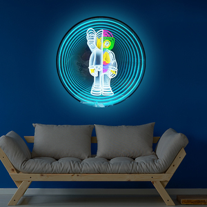 Espejo de abismo de mil capas de colores, ajustable, adecuado para fiestas, bar KTV que ilumina su ambiente único - Product Image 4