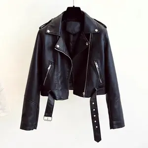 Factory direct selling men's leather clothes, trendy motorcycle washed with water, cotton leather men's jackets