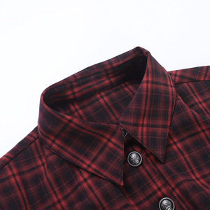 Abito Camicia <span class=keywords><strong>Gotico</strong></span> a Quadri da Grossista, Nuovo Modello 2026, Gonna Corta Slim Vintage Punk da Donna - Product Image 5