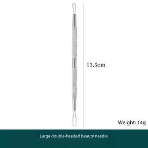 Hongstars ชุดเข็มสเตนเลสสำหรับสิวชุดเข็มดูดสิวหัวดำคลิปสิว3ชุดชุดเข็มความงามแหนบ - Product Image 3