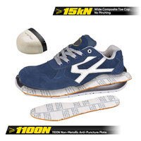 Chaussures de sécurité respirantes d'été sans métal à embout composite pour entrepôts, aéroports, logistique et sécurité aéroportuaire