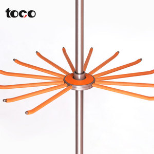 360 °   Organisateur d'armoire d'angle rotatif, panier de rangement multi-niveaux pour placard, support de rangement rotatif pour vêtements, gain de place - Product Image 5