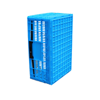 600-250 PP Durable Chiffre D'affaires Oeuf Forte Transport Stockage Caisse En Plastique Pliable
