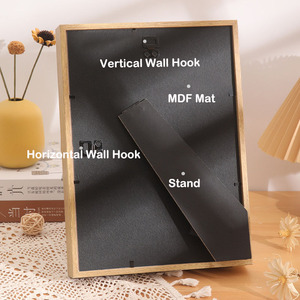 Cadre <span class=keywords><strong>photo</strong></span> en bois MDF creux pour fleurs séchées 3D, boîte à ombre profonde, vente en gros - Product Image 5