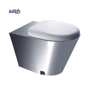 Nouveau design, fourniture d'usine, toilettes murales suspendues pour prison, en acier inoxydable, modèle S-9111(P/S) S-9111 - Product Image 1