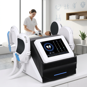 Máquina Portátil de Escultura Corporal EMS RF con 4 Manijas, Estimulador Muscular de Radiofrecuencia EMS Neo, Quemador de Grasa, Máquina de Belleza Adelgazante - Product Image 1