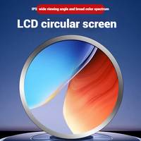 Pantalla LCD Redonda Táctil de Alto Brillo de 15.7-23.6 Pulgadas con SDK para Kioscos Publicitarios, Menús Digitales y Señalización Digital para Tiendas Minoristas