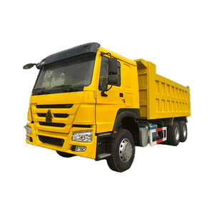 รถบรรทุกหนักมือสอง 6x4 ดีเซล เกียร์ธรรมดา พวงมาลัยซ้าย 2 ที่นั่ง ภายในห้องโดยสารสีเหลือง - Product Image 4