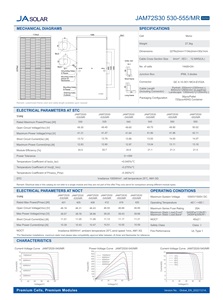 JA <span class=keywords><strong>JAM72S30</strong></span> 540-565/GR 540W-565W Paneles solares de media celda de grado A - Product Image 2